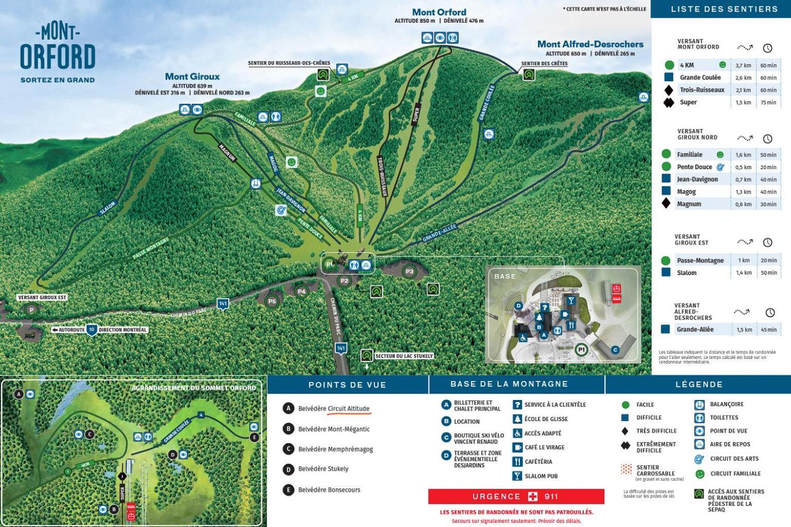 L'Arbre De La Montagne Orford - Ski Hiking Bicking Golf Beaches Magog Eksteriør bilde